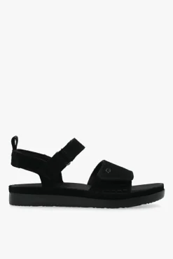 UGG Kids BLACK ‘Goldenstar’ sandals