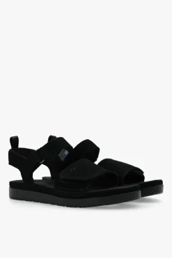 UGG Kids BLACK ‘Goldenstar’ sandals