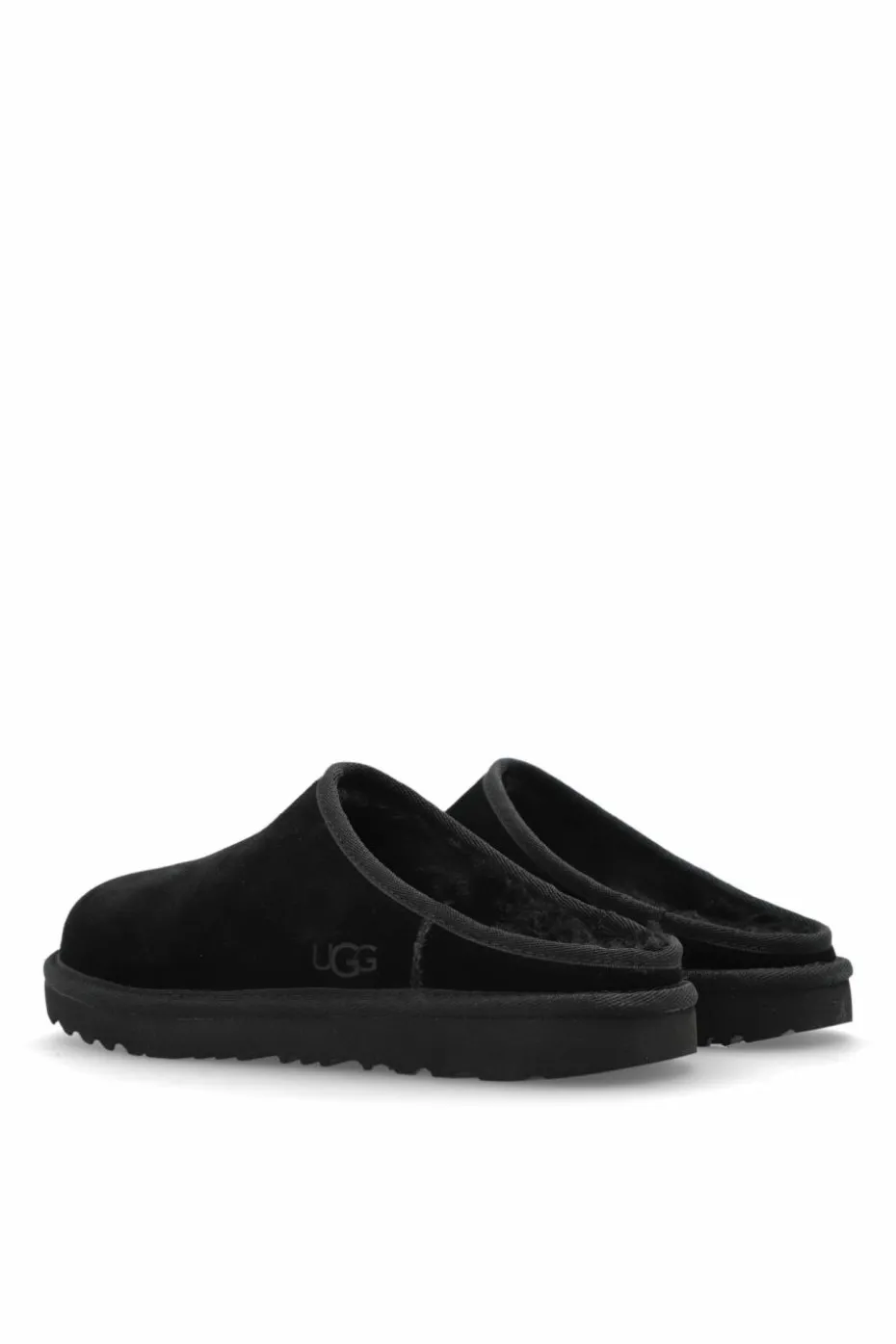 UGG Kids BLACK "KIDS CLASSIC SLIP-ON" shoes