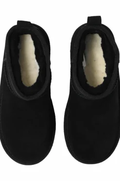 UGG Kids BLACK Snow Boots Kids Classic Ultra Mini Platform