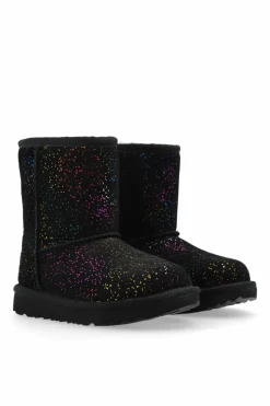 UGG Kids BLACK Snow boots T Classic II Shimmer Sky