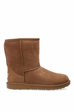 UGG Kids BROWN ‘Classic II’ suede snow boots