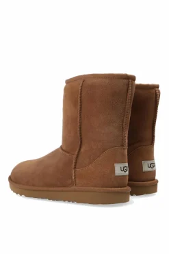 UGG Kids BROWN ‘Classic II’ suede snow boots
