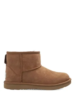 UGG Kids BROWN ‘Classic Mini II’ snow boots