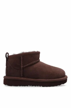 UGG Kids BROWN ‘Classic Ultra Mini’ snow boots