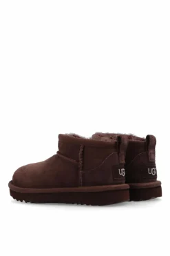 UGG Kids BROWN ‘Classic Ultra Mini’ snow boots