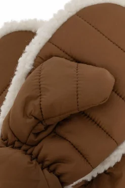 UGG Kids BROWN Gloves with logo