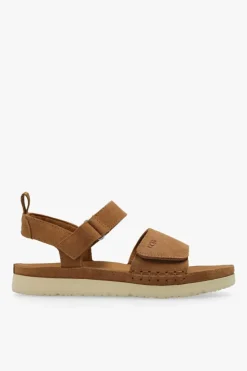 UGG Kids BROWN ‘Goldenstar’ sandals