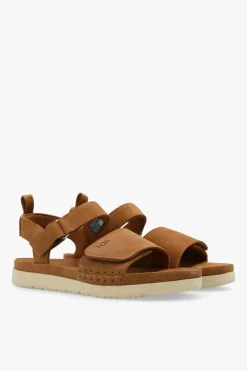 UGG Kids BROWN ‘Goldenstar’ sandals