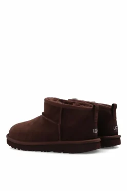 UGG Kids BROWN ‘K Classic Ultra Mini’ snow boots