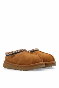 UGG Kids BROWN ‘T Tasman II’ slides