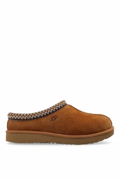 UGG Kids BROWN ‘Tasman II’ suede slides