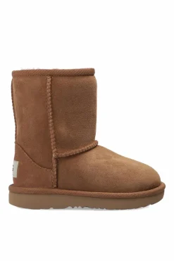 UGG Kids BROWN ‘T-Classic II’ snow boots