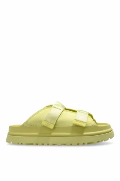 UGG Kids GREEN Slides K GOLDENGLOW SLIDE