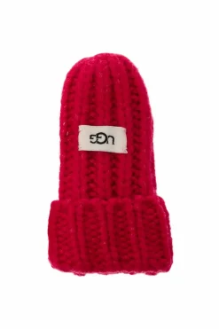 UGG Kids PINK Beanie & gloves set