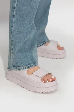 UGG PURPLE Sandals W GOLDENGLOW