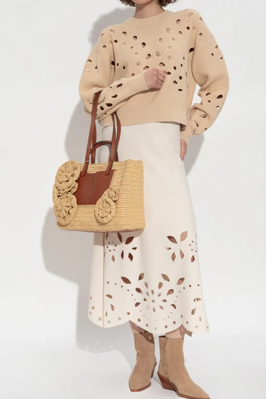 Ulla Johnson beige Sweater "Vanessa"