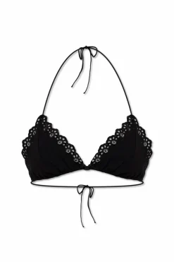 Ulla Johnson BLACK Cefalu swimsuit top