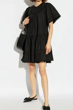 Ulla Johnson BLACK Dress Oumi