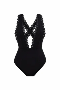 Ulla Johnson BLACK One-piece swimsuit Ophelia’