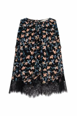 Ulla Johnson BLACK Silk top "Sierra"