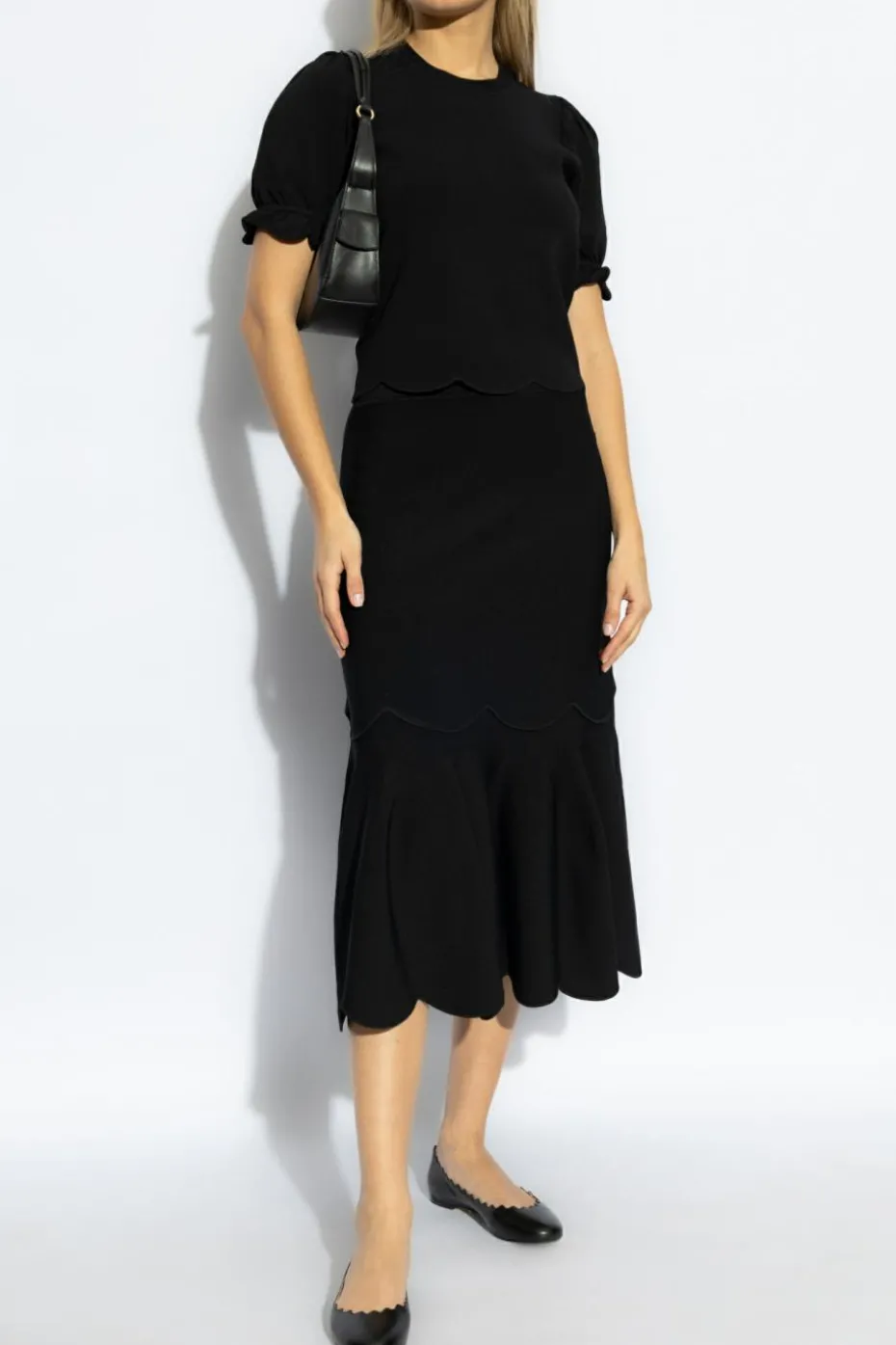 Ulla Johnson BLACK Skirt Estela