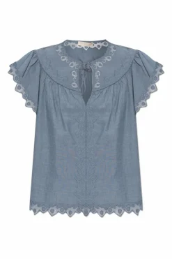 Ulla Johnson BLUE Top 'Effie'