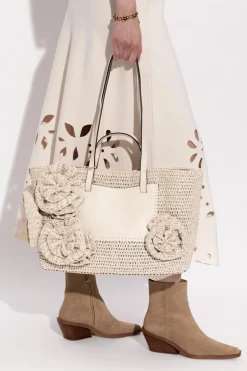 Ulla Johnson cream Shopper bag "Lali Floral"