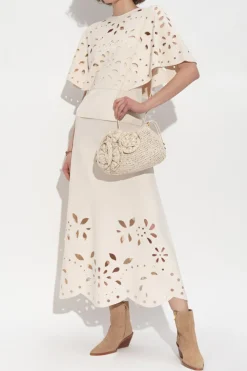 Ulla Johnson cream Skirt `Grace`