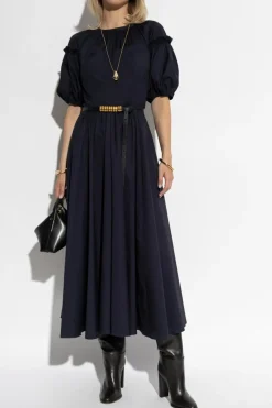 Ulla Johnson NAVY BLUE Dress "Estelle"