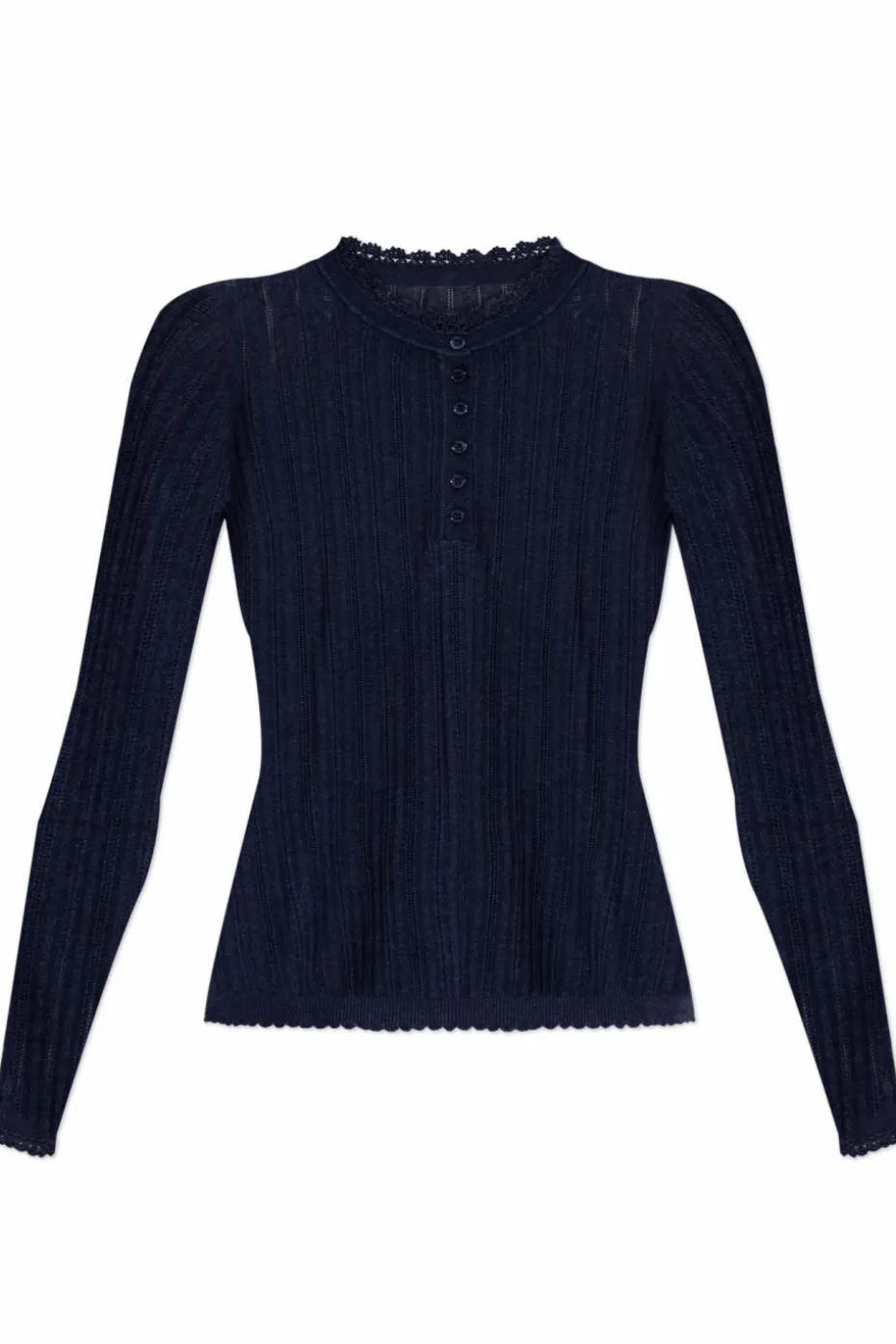 Ulla Johnson NAVY BLUE Top 'Delia'