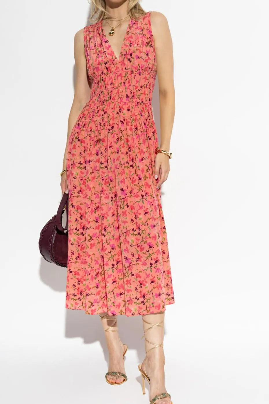 Ulla Johnson PINK Silk dress "Sylvie"