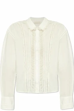 Ulla Johnson WHITE Shirt Samira