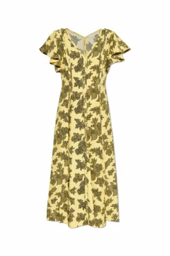 Ulla Johnson YELLOW Dress Evette