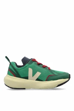 Veja Kids GREEN Sneakers SMALL CANARY LIGHT ALVEOMESH