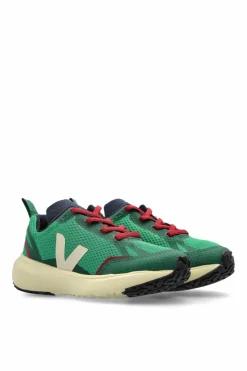 Veja Kids GREEN Sneakers SMALL CANARY LIGHT ALVEOMESH