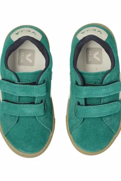 Veja Kids GREEN Sports shoes `SMALL ESPLAR SUEDE`