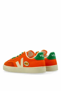 Veja Kids ORANGE Sneakers X THE SOCIAL FOOD LEATHER