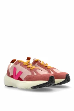Veja Kids PINK Sports shoes `SMALL CANARY LIGHT SUEDE`