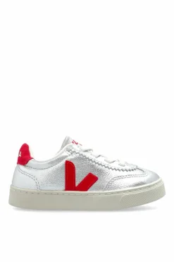 Veja Kids SILVER Sports shoes "SMALL VOLLEY O.T. LEATHER"