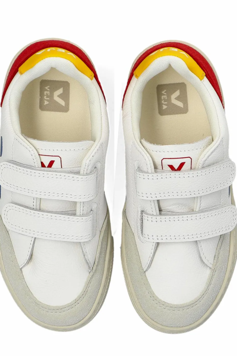 Veja Kids WHITE Sport shoes "SMALL V-12 LEATHER"