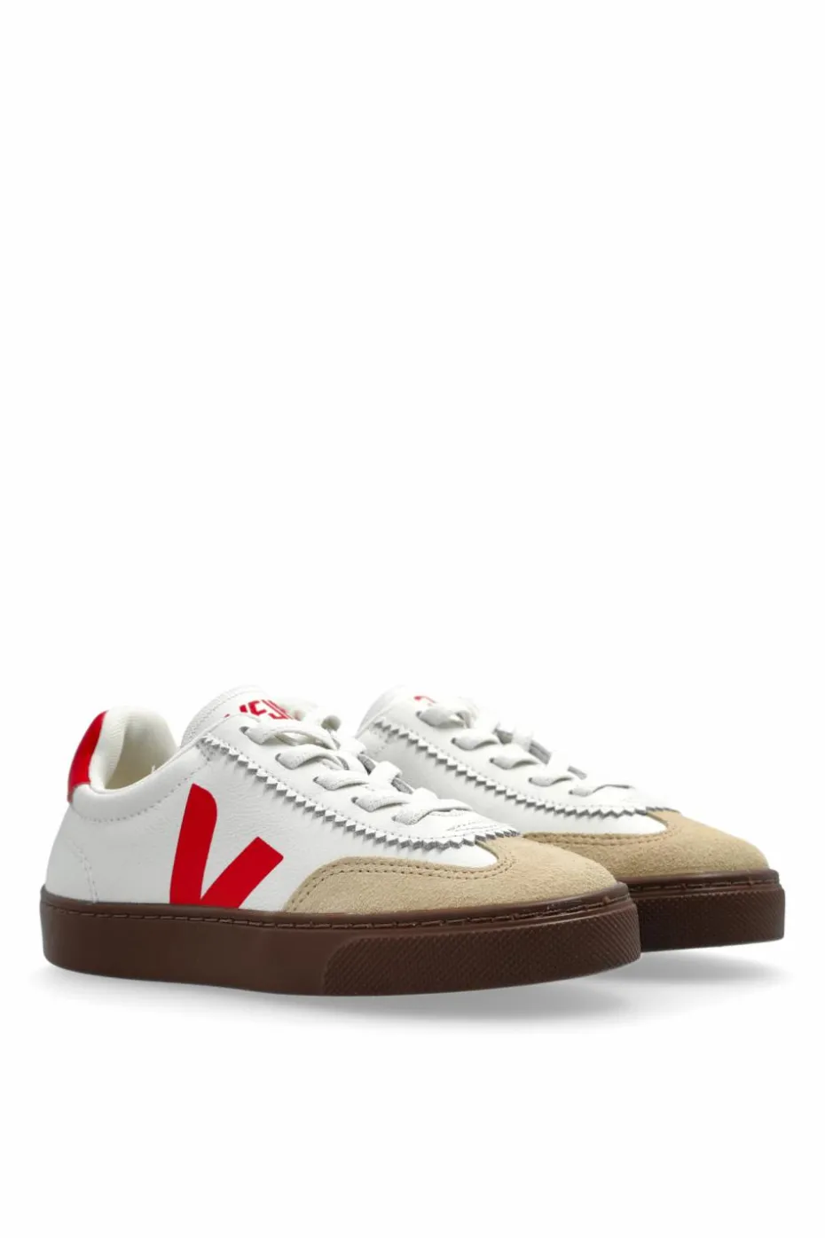 Veja Kids WHITE Sports shoes "SMALL VOLLEY O.T. LEATHER"