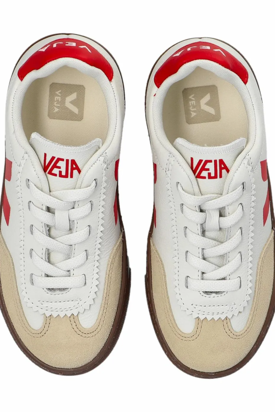 Veja Kids WHITE Sports shoes "SMALL VOLLEY O.T. LEATHER"