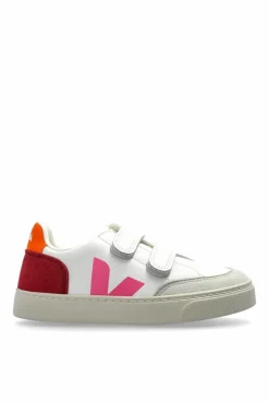 Veja Kids WHITE Sports shoes "SMALL V-12 LEATHER"