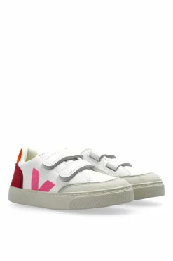 Veja Kids WHITE Sports shoes "SMALL V-12 LEATHER"