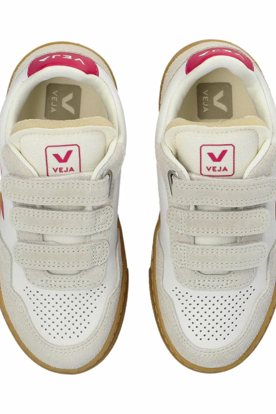 Veja Kids WHITE Sports shoes "SMALL V-90 O.T. LEATHER"