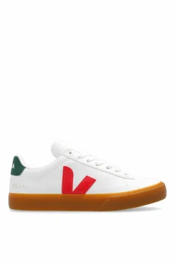 Veja WHITE āCampo ChromeFree Leatherā sneakers
