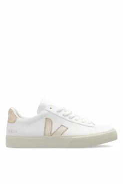 Veja WHITE āCampo ChromeFree Leatherā sneakers