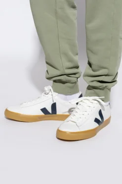Veja WHITE "CAMPO LEATHER" sports shoes