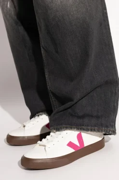 Veja WHITE Campo Leather sports shoes